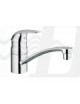 MISCELATORE MONOCOMANDO PER LAVELLO CROMO CON BOCCA GIREVOLE LINEA EUROECO GROHE
