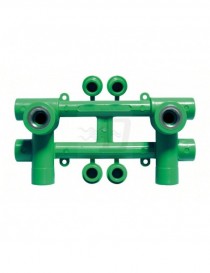 GRUPPO STAFFA DIAM. 20 x 1/2" IN POLIPROPILENE DIANHYDRO
