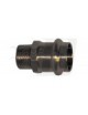 MANICOTTO BRONZO FEMMINA FILETTATO MASCHIO ACQUA VIEGA DOPPIO 35X1"