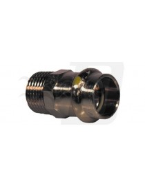 MANICOTTO BRONZO A PRESSARE FEMMINA PER FILETTATO MASCHIO GAS VIEGA DOPPIO 28x1"