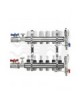 COLLETTORE DI DISTRIBUZIONE PREMONTATO IN OTTONE G1"X G3/4 USCITE ERCOS