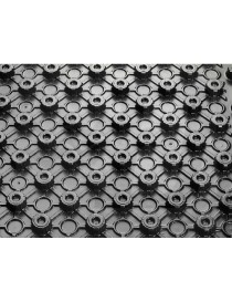 PANNELLO PLUS TERMOFORMATO NERO H.50 x 1.12m2 ERCOS