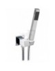PRESA ACQUA QUADRATA  CON SUPPORTO E FLESSIBILE 150