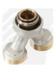 RACCORDO A Y CON GIRELLO E ATTACCHI 3/4X18 G3/4 TIEMME PER MULTISTRATO
