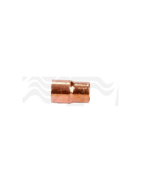 MANICOTTO RAME MASCHIO FEMMINA RIDUZIONE 14x12 RACCORDI A SALDARE