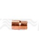 MANICOTTO RAME MASCHIO FEMMINA RIDUZIONE 54x18 RACCORDI A SALDARE