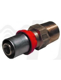 RACCORDO PRESSARE DIRITTO MASCHIO 1"1/2x50 PER TUBO MULTISTRATO TIEMME