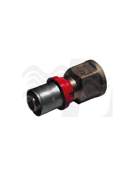 RACCORDO PRESSARE DIRITTO FEMMINA 1"1/4x40 PER TUBO MULTISTRATO TIEMME