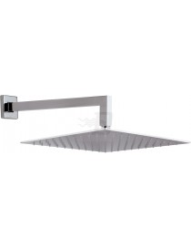SOFFIONE A PARETE IN ACCIAIO INOX 30x30