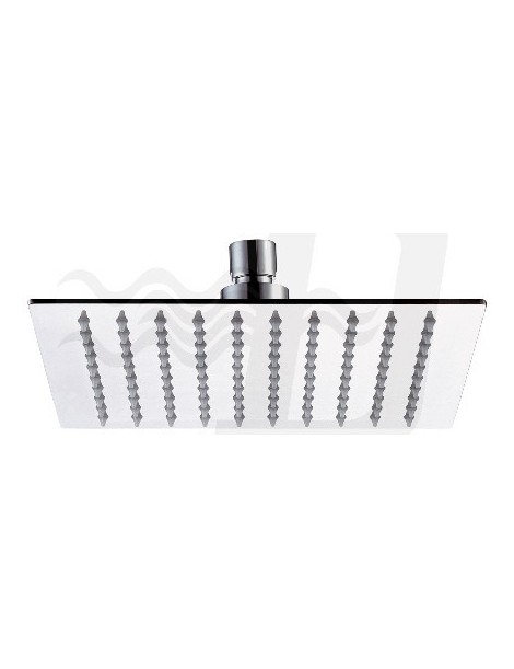 SOFFIONE QUADRO O CM 30 CROMO