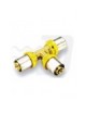 RACCORDO PER GAS A T RIDOTTO 26 x 16 x 26 PER TUBO MULTISTRATO TIEMME
