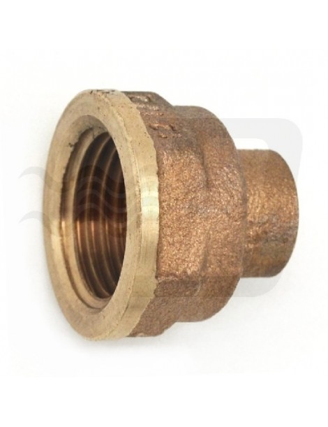 NIPLES BRONZO DIRITTO FEMMINA 2" X 54 A SALDARE
