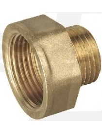PROLUNGA RIDUZIONE OTTONE GIALLO MASCHIO FEMMINA 3/4x1"
