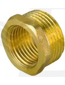 RIDUZIONE MASCHIO FEMMINA OTTONE GIALLO 2"1/2x2"