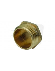 TAPPO MASCHIO OTTONE GIALLO IBP 3/8"