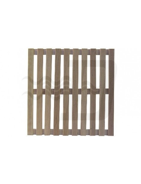 PEDANA DOCCIA IN LEGNO QUADRATA