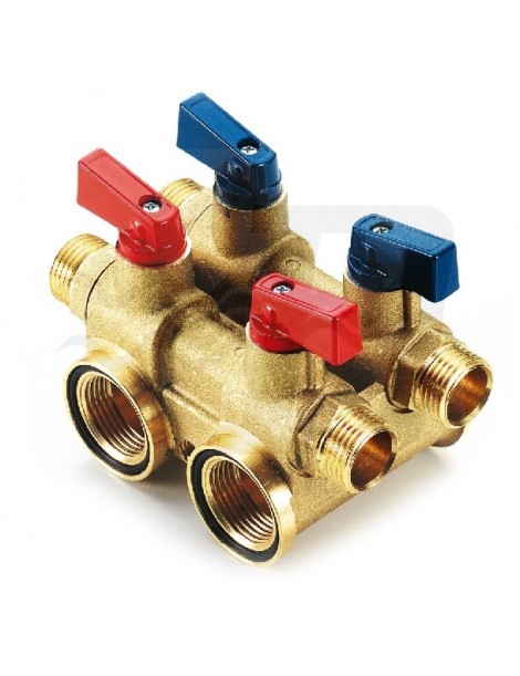 COLLETTORE CON CHIAVE 2 VIE 3/4-16 x 1/2