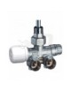 VALVOLA MONO-BITUBO TERMOSTATIZZABILE DX A SQUADRA CON BOCCHETTONE  DIAMETRO 1/2 FAR