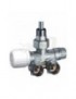 VALVOLA MONO-BITUBO TERMOSTATIZZABILE DX A SQUADRA CON BOCCHETTONE  DIAMETRO 1/2 FAR