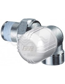 VALVOLA TERMOSTATIZZABILE SQUADRA AD ANGOLO SX 1/2" RAME
