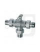 VALVOLA DI ZONA A 3 VIE MOTORIZZABILE CON SFERA  BY PASS 1" FAR