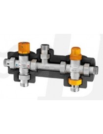 GRUPPO PER IMPIANTO SOLARE CON INTEGRAZIONE TERMICA E DEVIATORE 3/4" FAR
