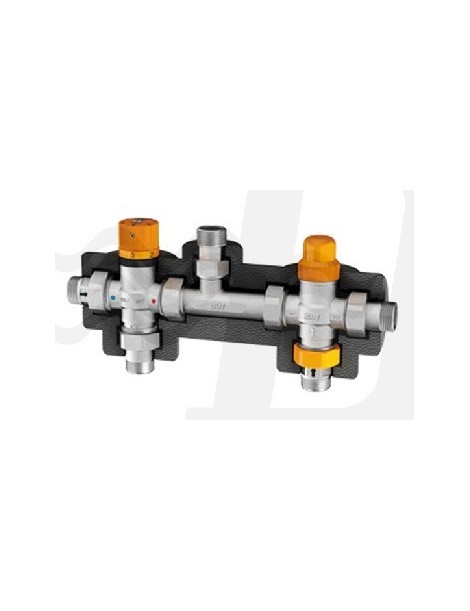 GRUPPO PER IMPIANTO SOLARE CON INTEGRAZIONE TERMICA E DEVIATORE 3/4" FAR