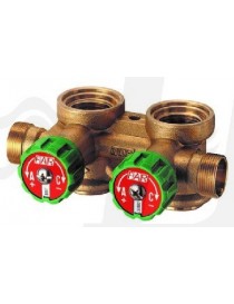 COLLETTORE COMPLANARE CON VALVOLA GIALLA SX 3/4 FAR