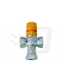 MISCELATORE TERMOSTATICO PER IMPIANTI SOLARI DOPPIO 1/2" FAR