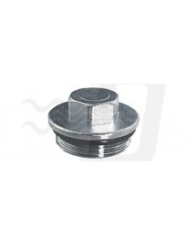 TAPPO TERMINALE CROMATO PER COLLETTORE 1"
