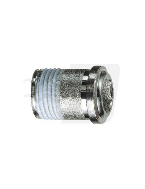 CODOLO CROMO PER VALVOLE E DETENTORE 3/8"