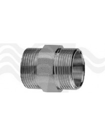 RACCORDO DOPPIO CROMO 1/2"