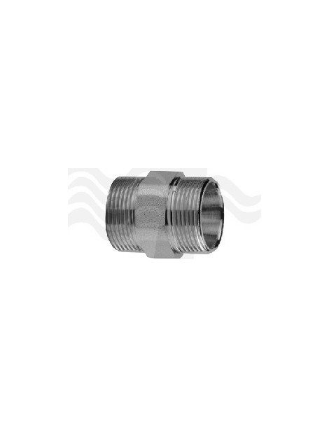 RACCORDO DOPPIO CROMO 1/2"