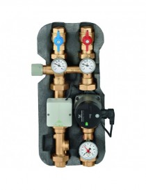 GRUPPO DI DISTRIBUZIONE DIRETTA CON COIBENTAZIONE 1"F    CALEFFI