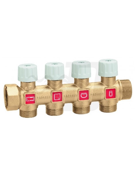 COLLETTORE COMPONIBILE CON RUBINETTI 3/4" x 3 DER