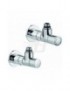 VALVOLA + DETENTORE A SQUADRA TERMOSTATIZZABILE 1/2" CROMO CALEFFI