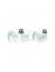 VALVOLA + DETENTORE SQUADRA TERMOSTATIZZABILE DX 1/2" BIANCA CALEFFI