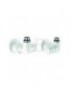 VALVOLA + DETENTORE SQUADRA TERMOSTATIZZABILE DX 1/2" BIANCA CALEFFI