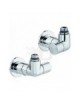 VALVOLA + DETENTORE A SQUADRA SX TERMOSTATIZZABILE 1/2" CROMO CALEFFI