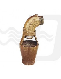IMBUTO DI SCARICO CON CURVA ORIENTABILE MASCHIO FEMMINA 3/4"