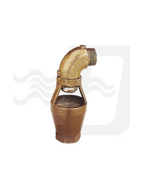 IMBUTO DI SCARICO CON CURVA ORIENTABILE MASCHIO FEMMINA 3/4"