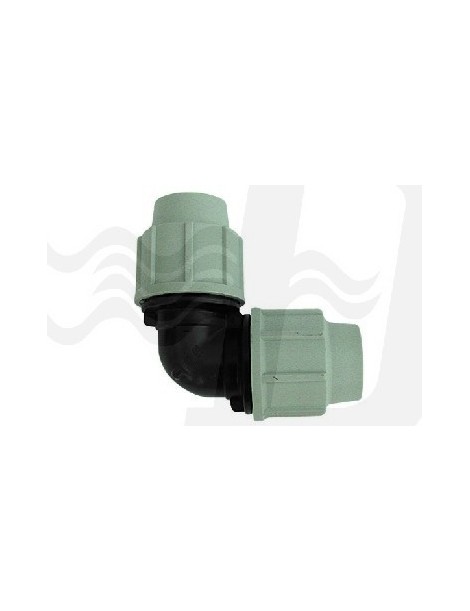 GOMITO A 90^ Dm.50 POLIETILENE PLASSON