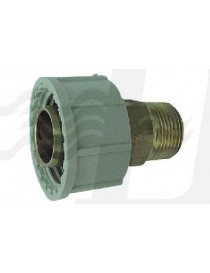 ADATTATORE MASCHIO IN OTTONE 40x1"1/4 POLIETILENE PLASSON