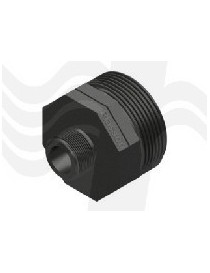 NIPPLES RIDOTTO FILETTATO 3/4" x 1/2" POLIETILENE PLASSON
