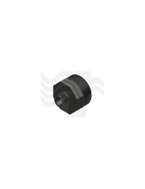 NIPPLES RIDOTTO FILETTATO 3/4" x 1/2" POLIETILENE PLASSON