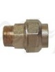 RACCORDO DIRITTO MASCHIO OTTONE 63x2" PER POLIETILENE