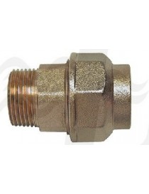 RACCORDO DIRITTO MASCHIO OTTONE 63x2" PER POLIETILENE