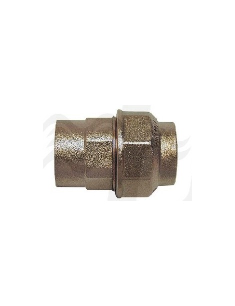 RACCORDO DIRITTO FEMMINA OTTONE 63x2" PER POLIETILENE