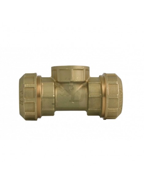 RACCORDO A "T" FEMMINA OTTONE 1"1/4x40 ITAP PER POLIETILENE