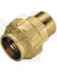 RACCORDO DIRITTO MASCHIO OTTONE TIEMME 1"1/2X50 PER POLIETILENE